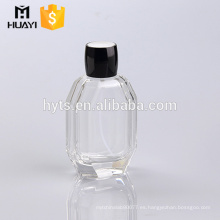 Botellas de perfume personalizadas de 100 ml con tapa negra